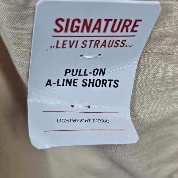 Signature Levi Strauss & Co. Pull-On A-Line Shorts Women's XXL - Picture 6 of 12